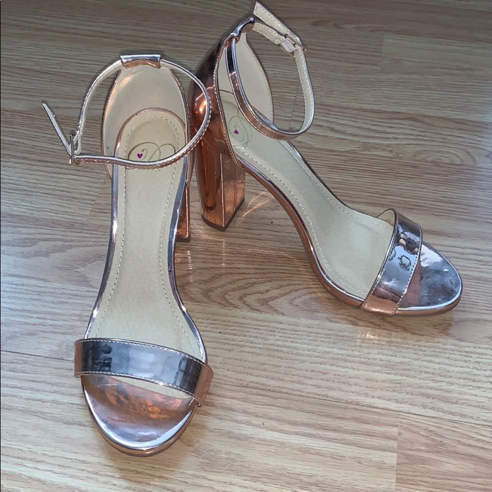 Rose Gold High Heels